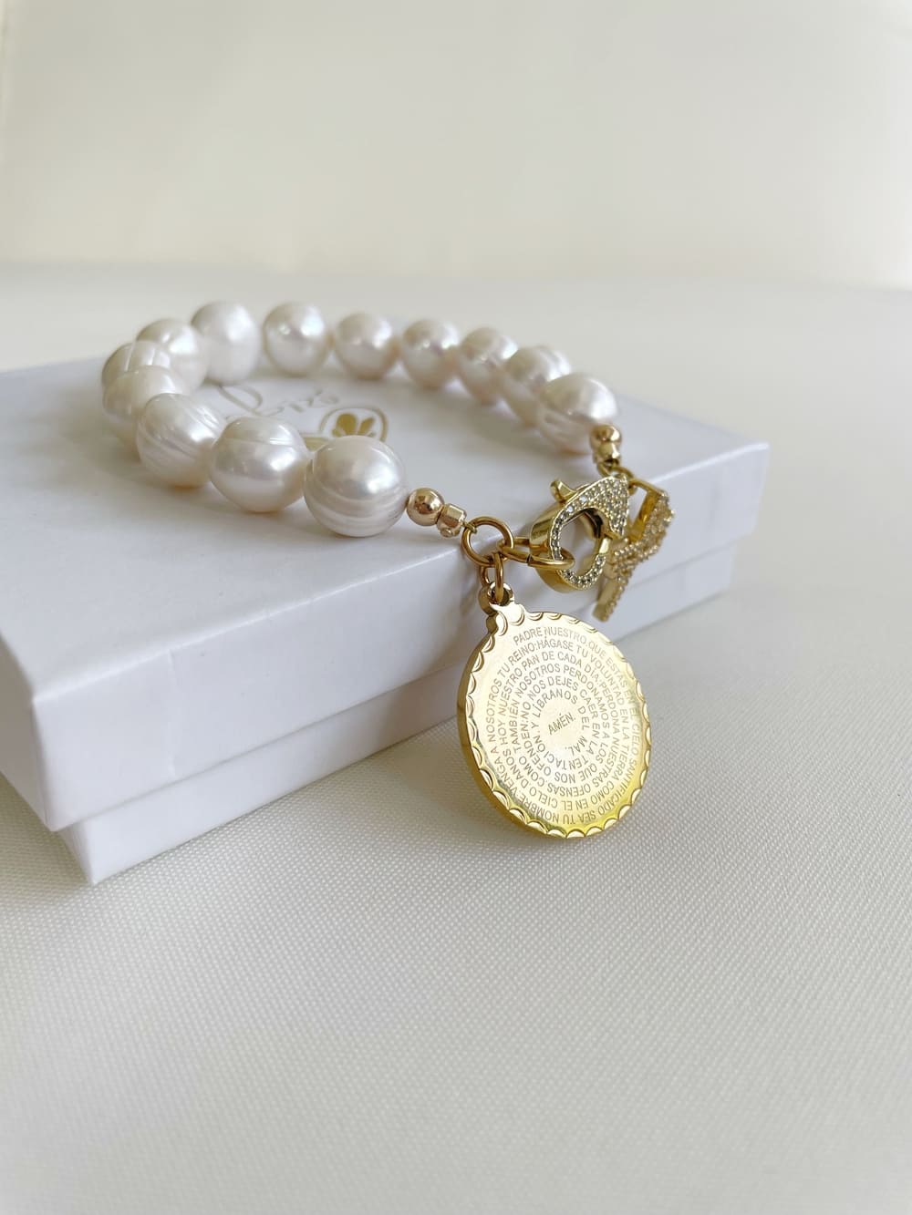 BRACCIALE PAPA' CON PERLE CAPRITALY