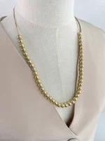 Collar balines dorados ajustable