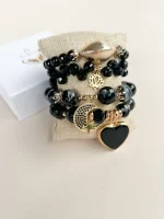 Set negro Love you to the moon and back