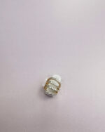 Earcuff maxi dorado y zirconias
