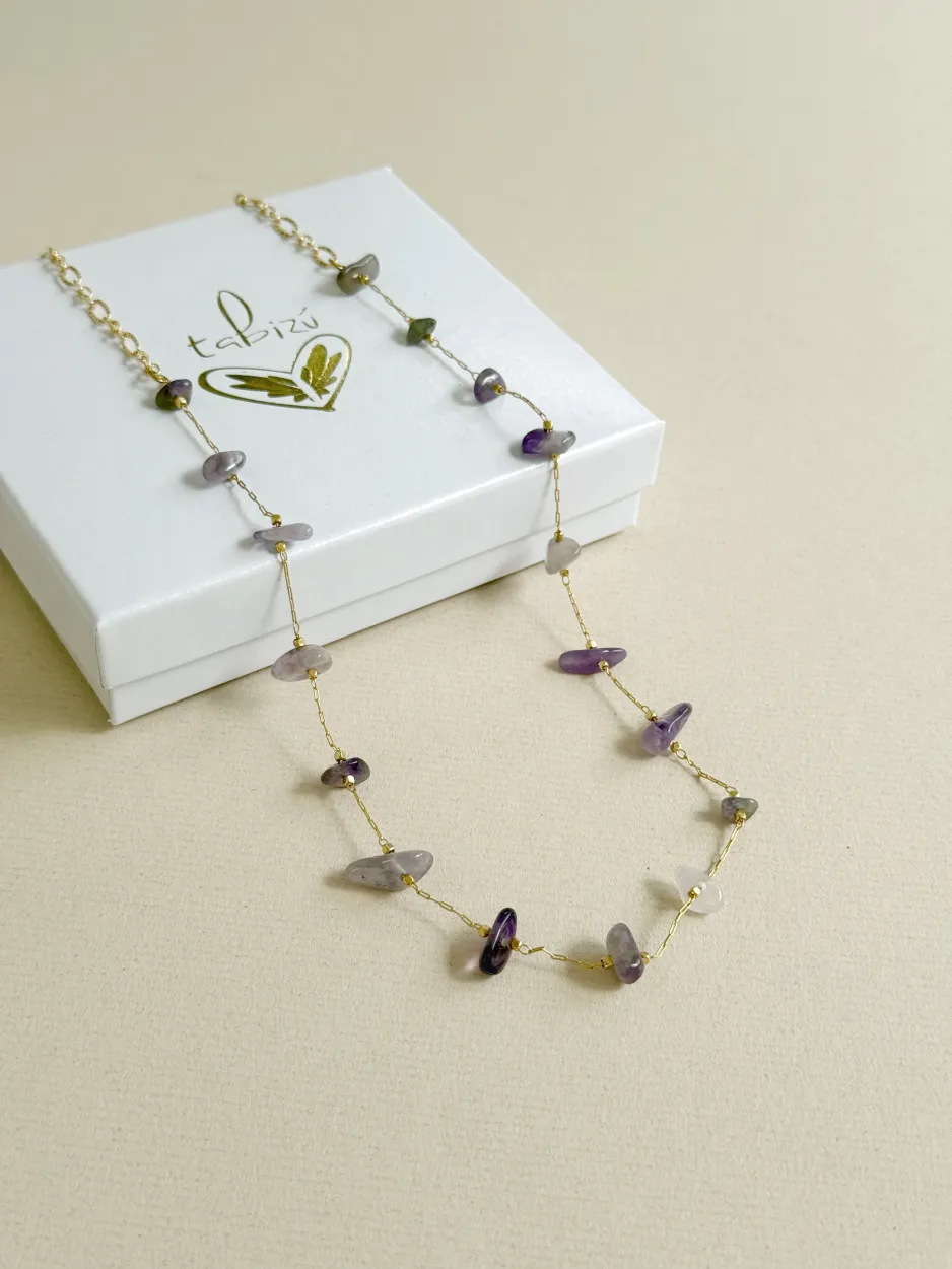 Collar básico amatista