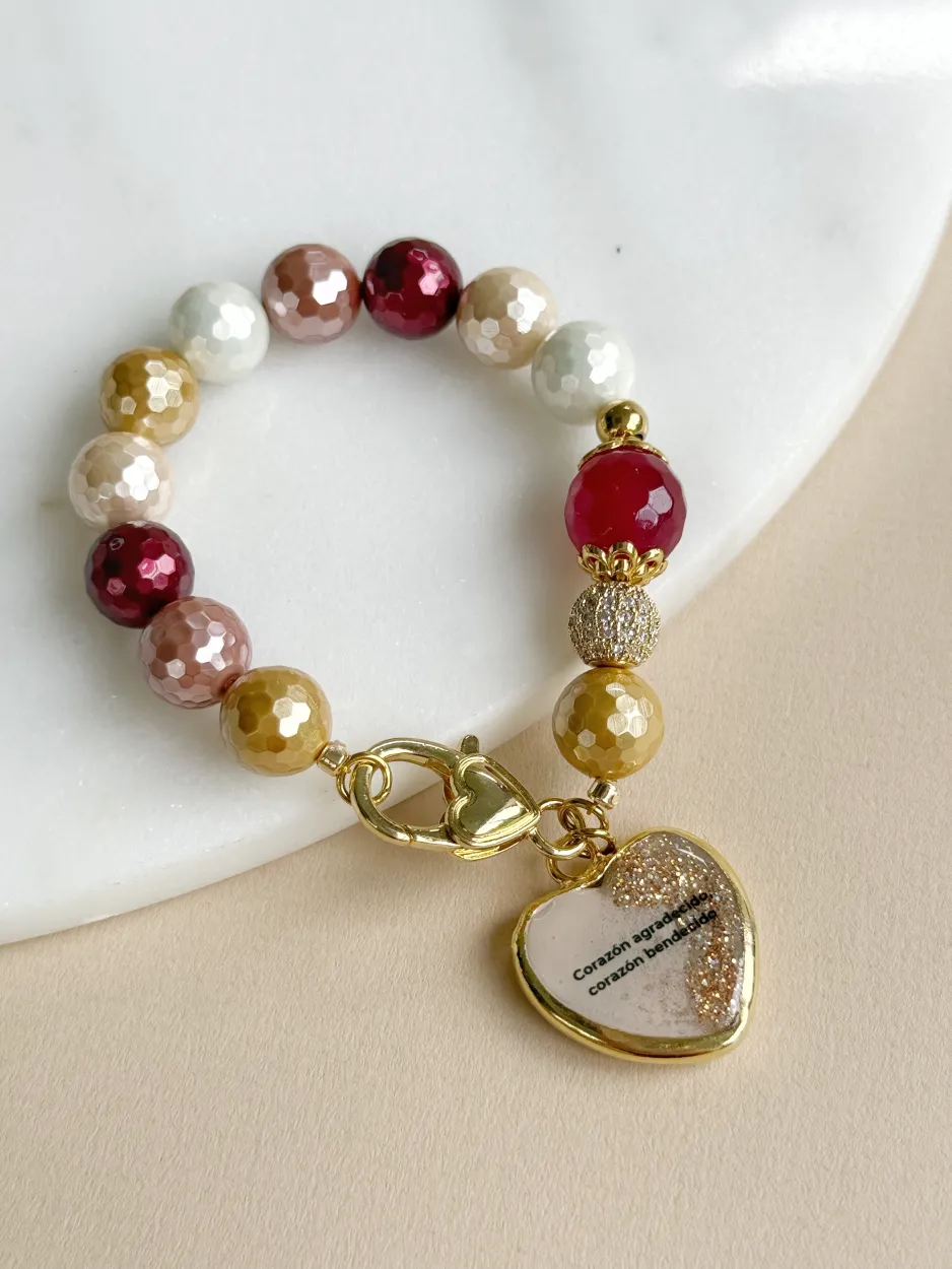 Pulsera CORAZÓN AGRADECIDO