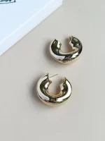 Argolla chunky dorada