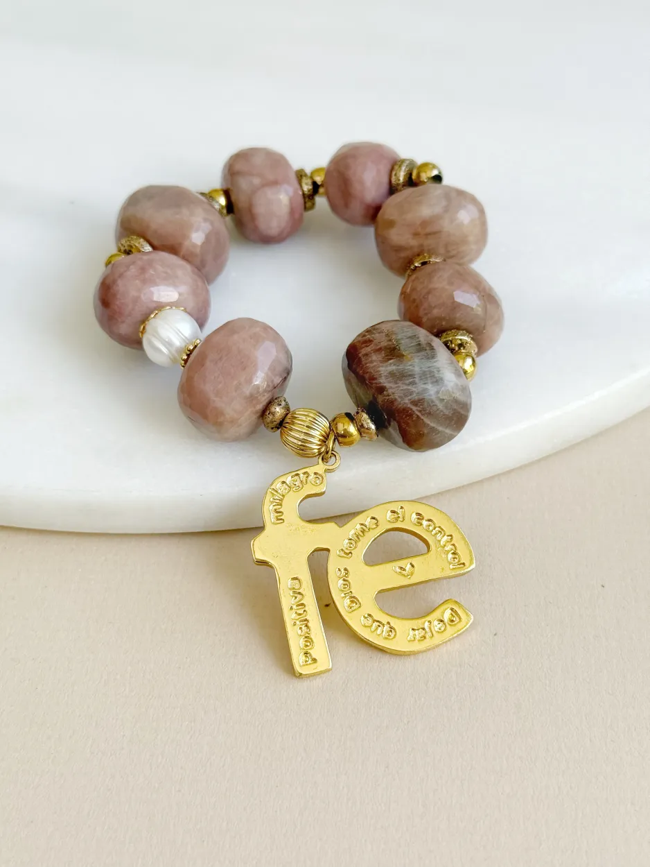 Pulsera FE Piedra del sol