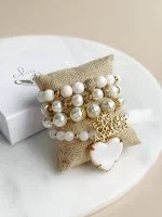 Set blanco madre perla Agradecer - Imagen 3