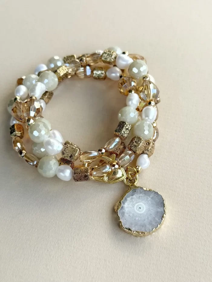 Collar doble función con drusa - Imagen 2