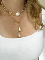 Choker maxi perla - Imagen 2