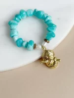 Pulsera turquesa oso perezoso