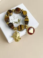 Pulsera maxi piedras ojo de tigre