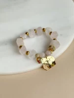 Pulsera maxi cuarzo rosa FAMILIA - Imagen 3