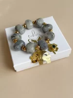 Pulsera maxi labradorita DEJAR HUELLA - Imagen 2