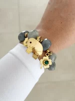 Pulsera maxi labradorita DEJAR HUELLA
