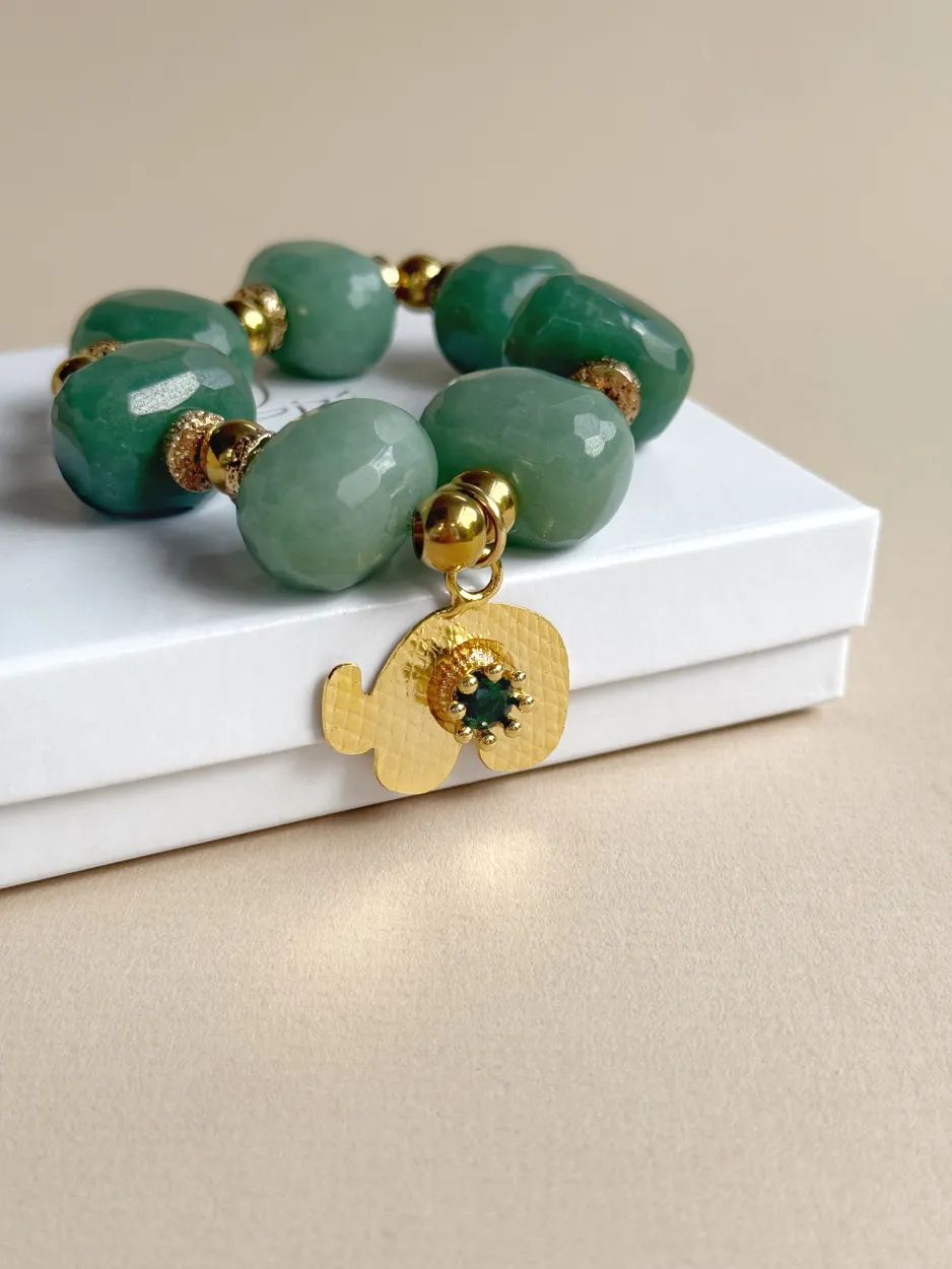 Pulsera JADE y elefante