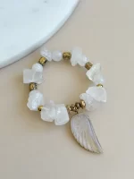 Pulsera cuarzo transparente ALA