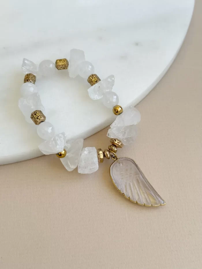 Pulsera cuarzo transparente ALA - Imagen 2