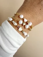 Pulsera ajustable perlas CREE EN TI - Imagen 2