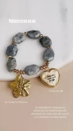 Pulsera CREO EN MI labradorita - Imagen 2