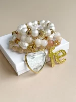 Set blanco y dorado FE - Imagen 2