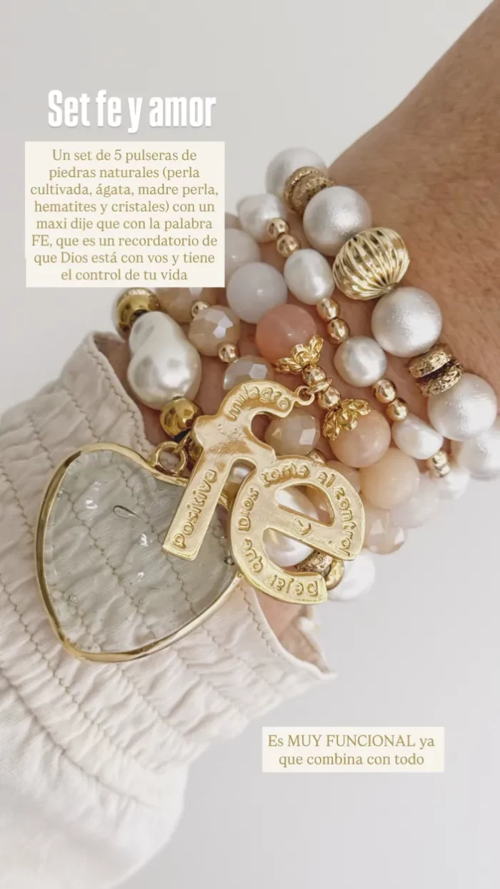 Set blanco y dorado FE - Imagen 3