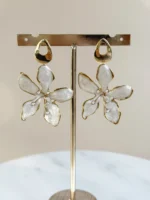 Arete maxi flores - Imagen 2