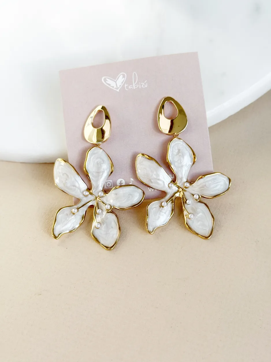 are271 Arete maxi flores - Imagen 1