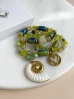 Set verde matcha maxi caracol - Imagen 2