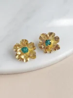 Maxi arete 3 en 1 flores - Imagen 3