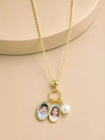 Cadena relicario y perla - Imagen 2