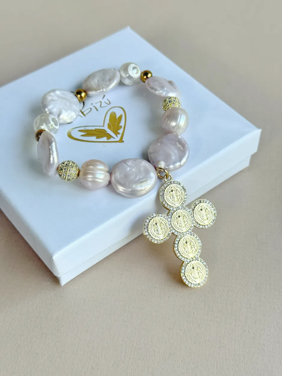 Pulsera perla barroca SAN BENITO