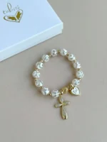 Pulsera Dios tiene el control BLANCA