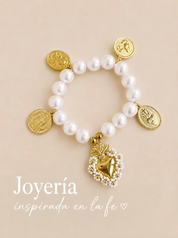 Pulsera perlas inspirada en FE - Imagen 2