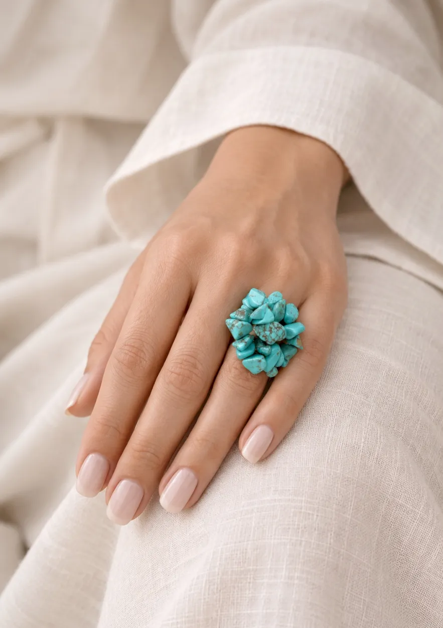 Anillo chilenito Turquesa